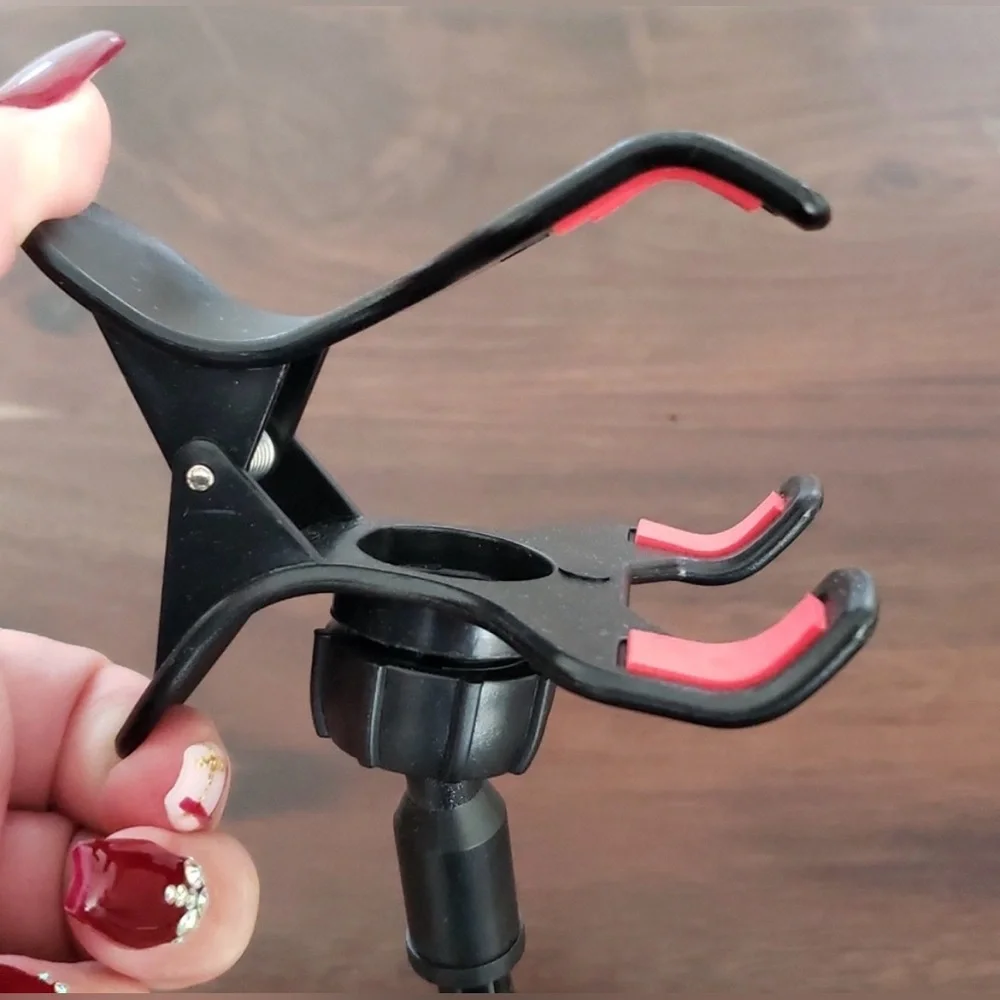 PHONE HOLDER, Flexible, Black, EUC
